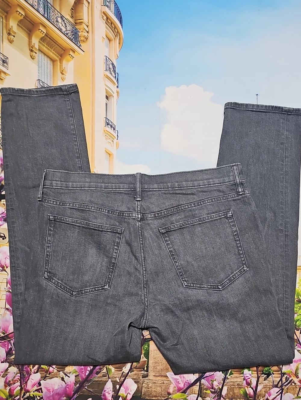 J. Crew Gray Denim Straight Jeans Size 34x32